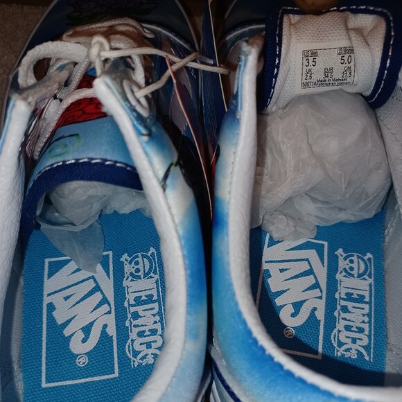 Vans Men's 3.5/Women's 5 One Piece x Old Skool 'Devil Fruit' VN0007NT7WM - Picture 9 of 13